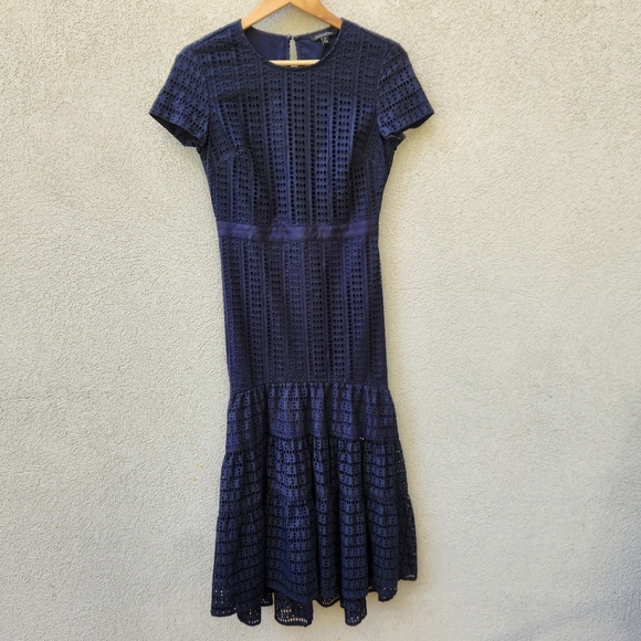 Banana Republic Dresses & Skirts - BANANA REPUBLIC Women’s Dress Size 0 Tiered Cottagecore Romantic Maxi Eyelets